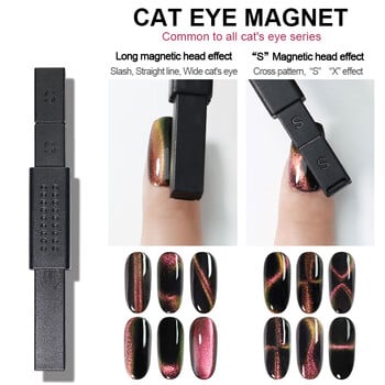 Котешки очи Magnet Strong Effect Magetic Stick Board for 9D Cat Eyes 3D Line Strip Effect Многофункционална магнитна писалка за гел за нокти