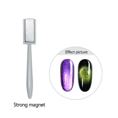 Cat Eyes Magnet Strong Effect Magetic Stick Board 9D Cat Eyes 3D Line Strip Effect Daudzfunkciju magnēta pildspalva nagu želejai