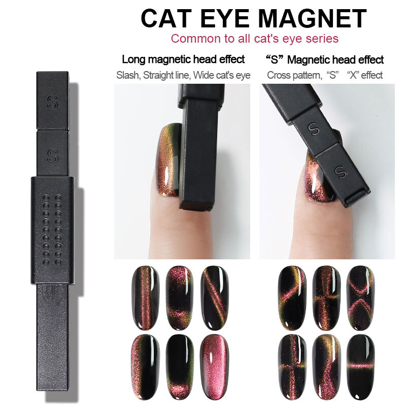 Cat Eyes Magnet Strong Effect Magetic Stick lenta 9D Cat Eyes 3D Line Strip Effect Daugiafunkcis magnetinis rašiklis nagų geliui
