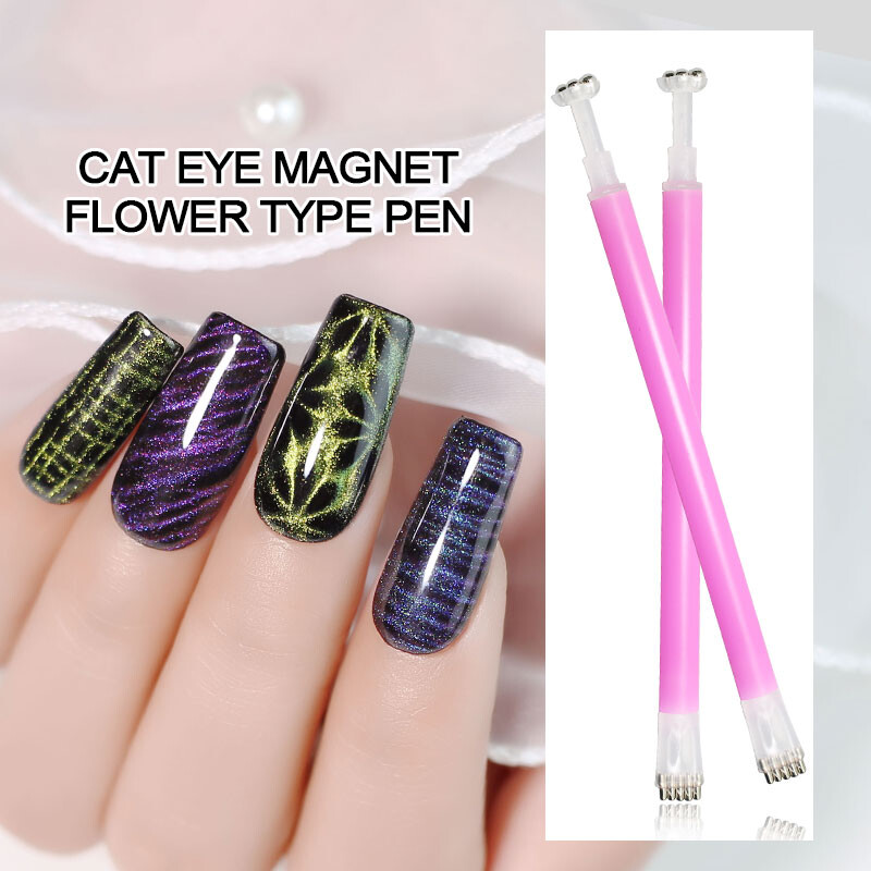 Cat Eyes Magnet Strong Effect Magetic Stick lenta 9D Cat Eyes 3D Line Strip Effect Daugiafunkcis magnetinis rašiklis nagų geliui