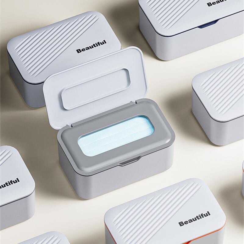 Didelės talpos drėgnų servetėlių dėžutė Nešiojamos servetėlės Servetėlių laikymo krepšelis servetėlių dėžutė Buitinė laikymo įrankiai Drėgnų ir servetėlių dėžutė Nauja