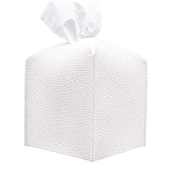 Δερμάτινο PU Δερμάτινο κυβικό Tissue Box Θήκη Tissue Container Επιτραπέζια θήκη χαρτοπετσέτας Διακοσμητική για νιπτήρα μπάνιου Πάγκος νύχτας