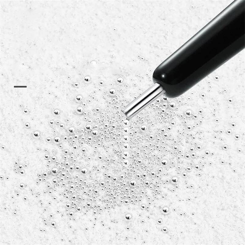 Magnetinis rašiklis plieniniams rutuliams siurbimo manikiūrui Magnetinis Stiprus Lodestone Cat Eye UV gelio nagų įrankis Specialus plieno rutuliams Magnetinis