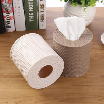 Creative Tissue Box Πλαστικό Roll Paper Box Επιτραπέζιο Θήκη χαρτοπετσέτας μπάνιου Θήκη χαρτιού υγείας Διακόσμηση αποθήκευσης