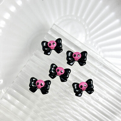 20PCS Cartoon Halloween Series Nail Art Decorations Creative Cute Ghost Bat Pumpkin Monster Charms Nail for DIY Naisl Designs