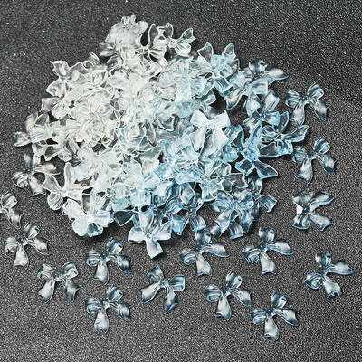 100 τμχ 3D διαφανές Love Heart Crystal Charms 4mm/6mm/8mm Clear Resin Nail Art Rhinestone Jewelry DIY for Blush ανταλλακτικά μανικιούρ