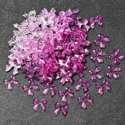 100 τμχ 3D διαφανές Love Heart Crystal Charms 4mm/6mm/8mm Clear Resin Nail Art Rhinestone Jewelry DIY for Blush ανταλλακτικά μανικιούρ