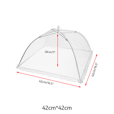 Καλύμματα φαγητού Διχτυωτό Πτυσσόμενο Κάλυμμα Κουζίνας Anti Fly Σκηνή Θόλος Ομπρέλα για πικνίκ Προστατευτικό Κάλυμμα Πιάτων Αξεσουάρ κουζίνας