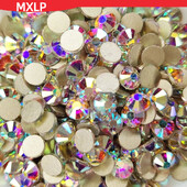 Κορυφαία Glitter Crystal Ab Ss3-ss40 Non Hot Fix Flatback Ράψιμο & Ύφασμα Ενδύματα Nail Art Διακοσμητικά νυχιών