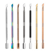 Εργαλείο καθαρισμού νυχιών για την περιποίηση νυχιών 2-Way από ανοξείδωτο χάλυβα Pusher Dead Skin Dead Skin Dead, Pedicure and Manicure Nail Care Cleaner