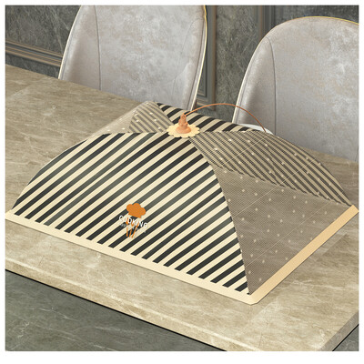 Φορητά πτυσσόμενα καλύμματα φαγητού Ομπρέλα με λεπτό πλέγμα αναπνεύσιμο κατά των κουνουπιών Γεύμα Κάλυμμα λαχανικών φρούτων Gadgets κουζίνας Αξεσουάρ