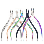 Grickalice za nokte Škare za manikuru od nehrđajućeg čelika Šarene škare Odstranjivač mrtve kože Pedikura Kliješta za orlov kljun