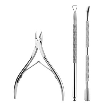 Nail Clippers Cutter Scissor Nippers Muti Function Ανοξείδωτο ατσάλι Pusher Pusher Remover Επαγγελματικά κιτ μανικιούρ περιποίησης νυχιών