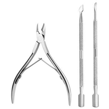 Nail Clippers Cutter Scissor Nippers Muti Function Ανοξείδωτο ατσάλι Pusher Pusher Remover Επαγγελματικά κιτ μανικιούρ περιποίησης νυχιών