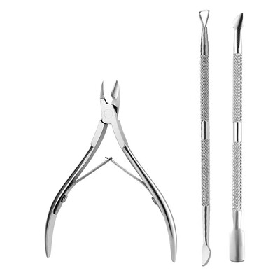 Nail Clippers Cutter Scissor Nippers Muti Function Ανοξείδωτο ατσάλι Pusher Pusher Remover Επαγγελματικά κιτ μανικιούρ περιποίησης νυχιών