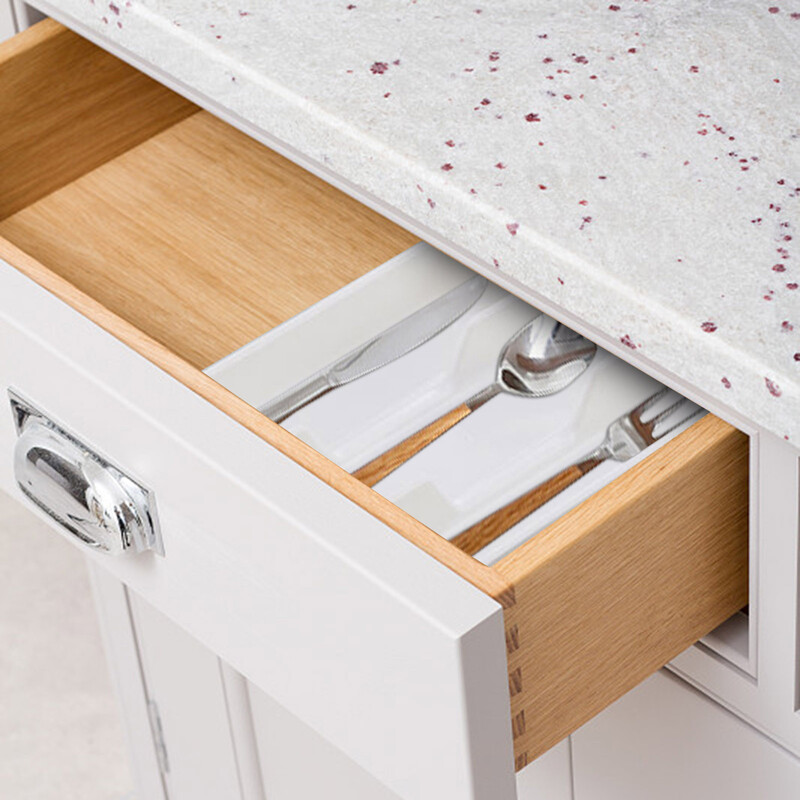 Stalo reikmenų tvarkytuvas Stalo įrankių laikymo padėklas Peilio bloko laikiklis Šaukštas Šakės Atskyrimo Dėžė Virtuvės Stalčius Plastikinė Indų Spintelė