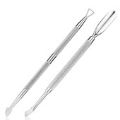 Σετ ώθησης και κοπής επιδερμίδας, ξύστρα αποφλοίωσης νυχιών τριγωνικής επιδερμίδας, αφαίρεση επιδερμίδας από ανοξείδωτο ατσάλι επαγγελματικής ποιότητας