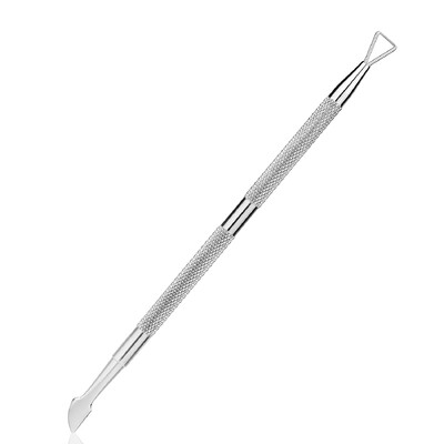 Σετ ώθησης και κοπής επιδερμίδας, ξύστρα αποφλοίωσης νυχιών τριγωνικής επιδερμίδας, αφαίρεση επιδερμίδας από ανοξείδωτο ατσάλι επαγγελματικής ποιότητας