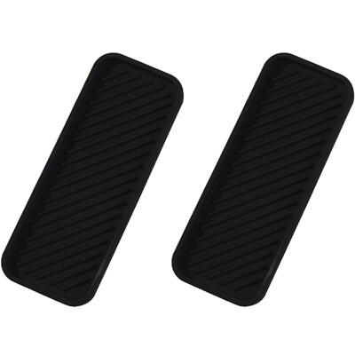 2 paketa Crni organizator za umivaonik Držač spužve za kuhinjski sudoper Kupaonska spužva za pladanj Silikonski držač za sapun