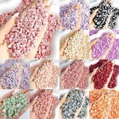 50 komada svjetlećih miješanih smola s ružinim cvijetom Nail Art Charms DIY serija simuliranih cvjetova Ukrasi za nokte Manikura DIY rukotvorine