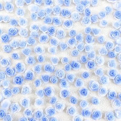 50 komada svjetlećih miješanih smola s ružinim cvijetom Nail Art Charms DIY serija simuliranih cvjetova Ukrasi za nokte Manikura DIY rukotvorine