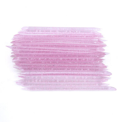 50 komada kristalnog štapića za manikuru za višekratnu upotrebu, dvostrani alat za uklanjanje zanoktica, pedikura, njega noktiju