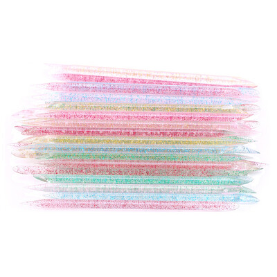 50 komada kristalnog štapića za manikuru za višekratnu upotrebu, dvostrani alat za uklanjanje zanoktica, pedikura, njega noktiju