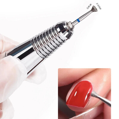 1 τεμ. Διπλής απόληξης Ανοξείδωτο ατσάλι Pusher Επιδερμίδων Dead Skin Push Remover for Pedicure Nail Art Cleaner Care Tool
