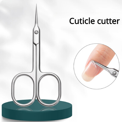 1 τεμ. Διπλής απόληξης Ανοξείδωτο ατσάλι Pusher Επιδερμίδων Dead Skin Push Remover for Pedicure Nail Art Cleaner Care Tool