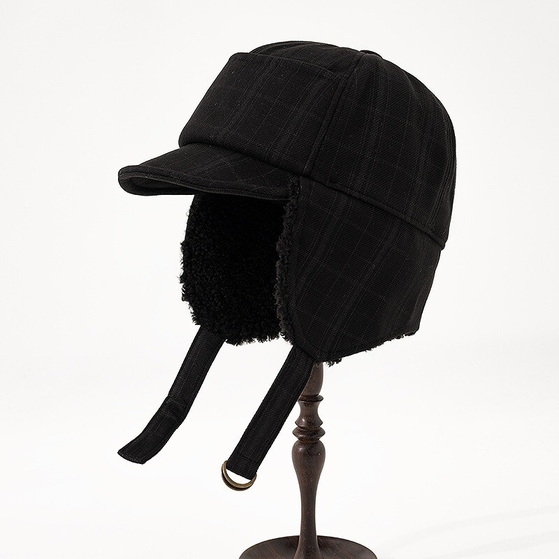 Κορεατικό χειμερινό κρύο καπέλο Lei Feng Γυναικεία Μόδα Παχύ Καπέλο Προστασίας Αυτιών Ανδρικά ζεστά βελούδινα καπέλα ιπτάμενων βομβαρδιστικών εξωτερικού χώρου