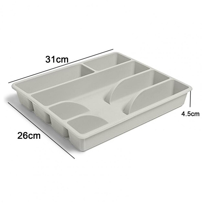 Klasifikacija kutije za pohranjivanje pribora za jelo Veliki kapacitet Više odjeljaka Organizator za posuđe Pladanj Kompaktna ladica Posuđe Caddy