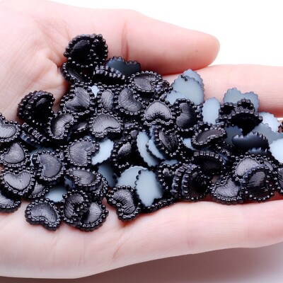 U obliku srca, 80 komada, 10 mm ravnih polubisera, vještački dijamant za nail art mobitel, DIY nakit, rukotvorine, ukrasi