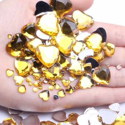 Σχήμα καρδιάς 3mm 300/1000 τμχ Ακρυλικά στρας Επίπεδη πλάτη Επίπεδες όψεις Πολλά χρώματα για νύχια Art Glue On Beads DIY Κατασκευή κοσμημάτων