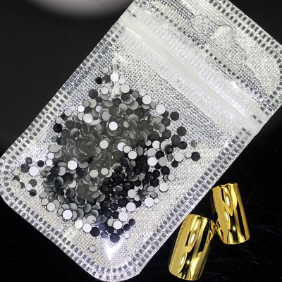 Crystal 400 kom 60 boja Nail Art Decorations Mix Veličine ss4-ss12 Bez Hot Fix DIY Flatback 3D stakleni kamenčići