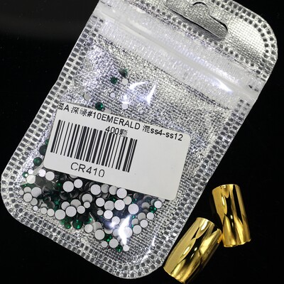 Crystal 400 kom 60 boja Nail Art Decorations Mix Veličine ss4-ss12 Bez Hot Fix DIY Flatback 3D stakleni kamenčići