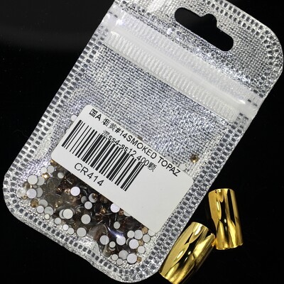 Crystal 400 kom 60 boja Nail Art Decorations Mix Veličine ss4-ss12 Bez Hot Fix DIY Flatback 3D stakleni kamenčići