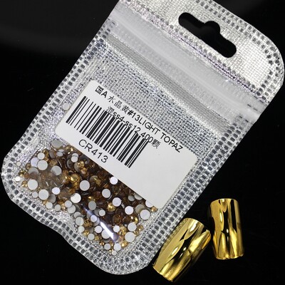 Crystal 400 kom 60 boja Nail Art Decorations Mix Veličine ss4-ss12 Bez Hot Fix DIY Flatback 3D stakleni kamenčići