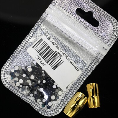 Crystal 400 kom 60 boja Nail Art Decorations Mix Veličine ss4-ss12 Bez Hot Fix DIY Flatback 3D stakleni kamenčići