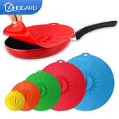 Καπάκι αναρρόφησης γενικής χρήσης σιλικόνης Easy vacuum Seal Stretch Sealer Sealer Bowl Can Can Call Pot Caps Coal κουζινικά αξεσουάρ