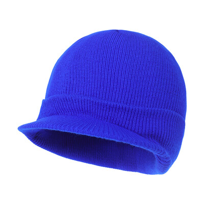 Χειμώνας, Ανδρικό, Πλεκτό Καπέλο, Γείσο, Μάλλινο Καπέλο, Ζεστό, Χοντρό Καπέλο, Κατάλληλο για Υπαίθριο Χειμερινό Καπέλο Γυναικείο шапки женские зимние