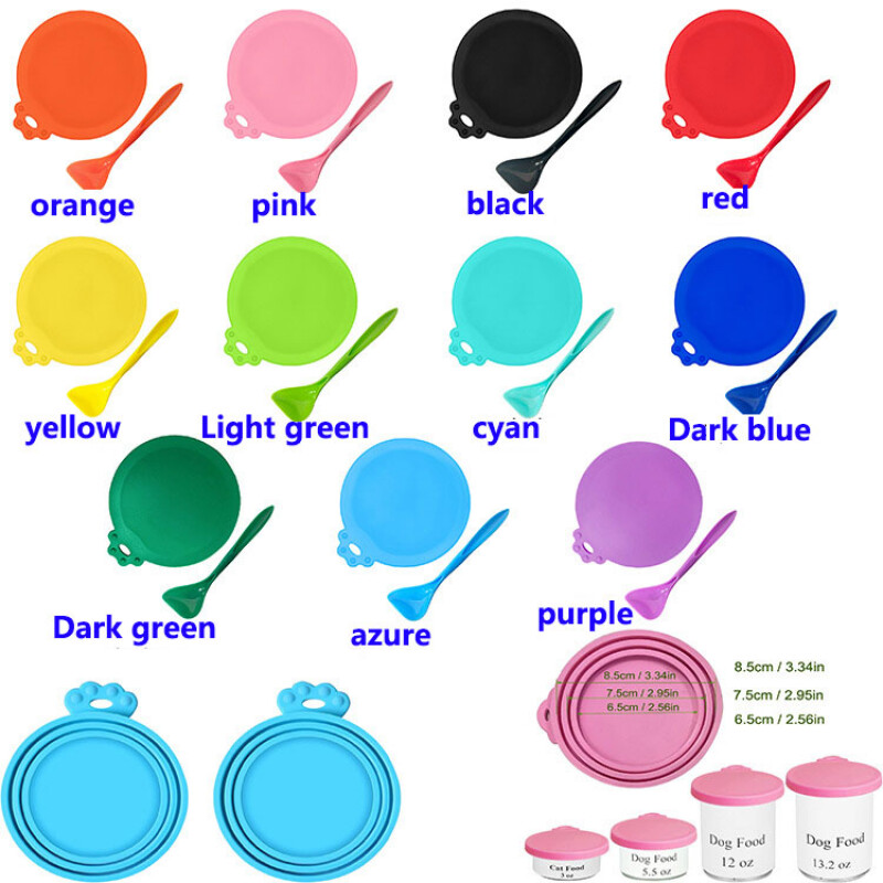 Poklopac za hranu za kućne ljubimce za višekratnu upotrebu Prijenosni silikonski poklopac za svježe konzervirane poklopce za brtvljenje Zdravlje Dnevne potrepštine za kućne ljubimce