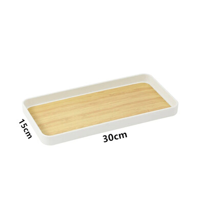 Stilska PP imitacija uzorka bambusa Pladanj za pohranu Pravokutna zadebljana ploča za čajnik Višenamjenski kuhinjski alati za pohranu