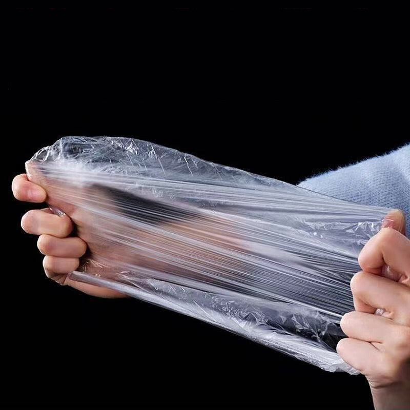 100 vnt. Maistui tinkamas plastikinis maisto dangtis, tamprus dangtelis, elastingas dubenėlio dangtelis virtuvės įvyniojimas šviežiai išlaikomas plastikinis dangtelis Virtuvės reikmenys