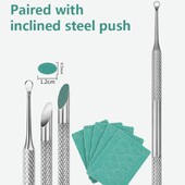 Gusač zanoktica Prednja brusna turpija od nehrđajućeg čelika Gustir zanoktica Gel za uklanjanje laka za nokte Skidač laka