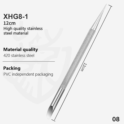 Gusač zanoktica Prednja brusna turpija od nehrđajućeg čelika Gustir zanoktica Gel za uklanjanje laka za nokte Skidač laka