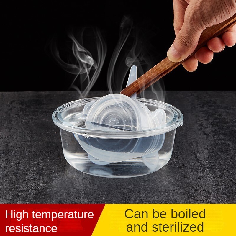 6PCS/Set Višenamjenski poklopac za zdjelu Poklopac za održavanje svježine Silikonski poklopci Hladnjak Zatvaranje Film za očuvanje Kuhinjski pribor