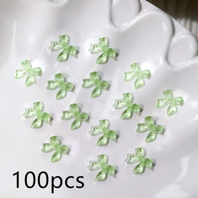 600 vnt. Gėlių/širdies/meškos nagų dekoravimo derva Kawaii Cartoon Random Bowknot nagų krištolas Y2K manikiūro priedai T7Q&R