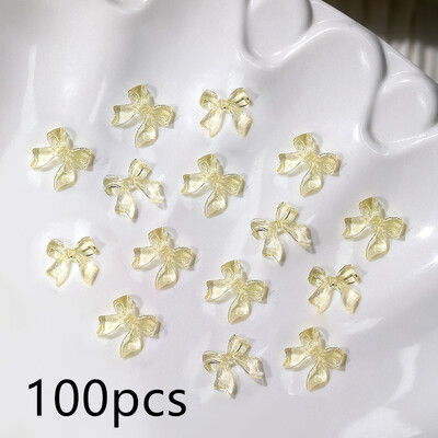 600 vnt. Gėlių/širdies/meškos nagų dekoravimo derva Kawaii Cartoon Random Bowknot nagų krištolas Y2K manikiūro priedai T7Q&R