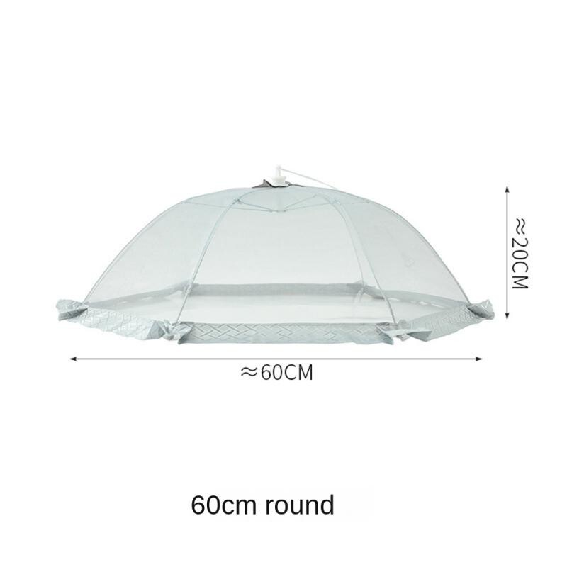 Huse pentru alimente din plasă fină, pliabilă, în stil umbrelă, pentru cort, cort anti țânțari, plasă pentru masă, accesorii de bucătărie