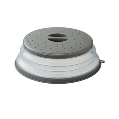 Poklopac protiv prskanja mikrovalne pećnice Sklopivi poklopac za grijanje Silikonski poklopac za održavanje svježine Poklopac otporan na ulje i prskanje s kukom Poklopac za kuhanje